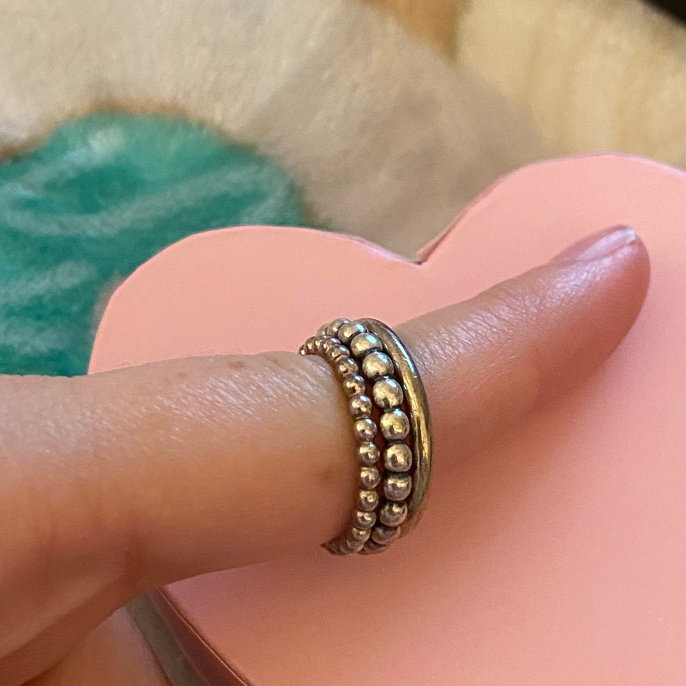 Pandora Silver Ring Stack size 7 (54)